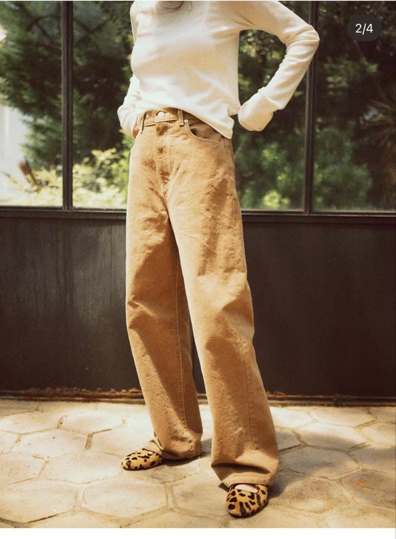 THE NEWHOUSE　ザニューハウス　25FW ダック地パンツ　XS