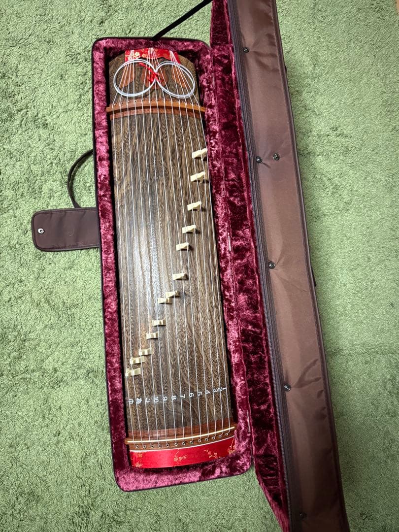 ゼンオン 文化琴 13弦 和楽器】ソフトケース・柱付き ZENON 88cm