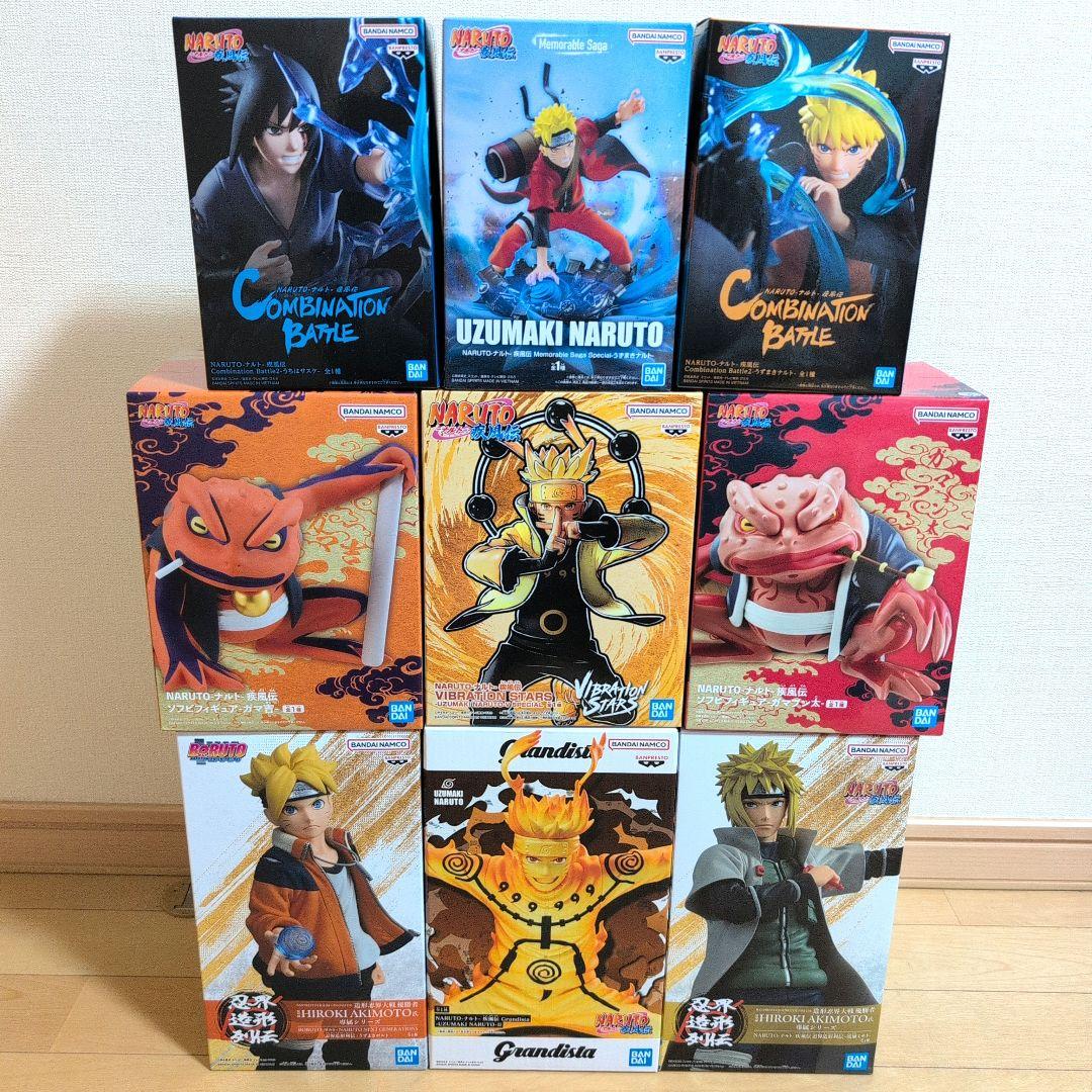 NARUTO疾風伝②　フィギュア　プライズ　まとめ売り　9個セット