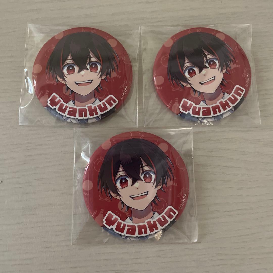 カラフルピーチ ゆあんくん 新ビジュ缶バ 3つ - メルカリ