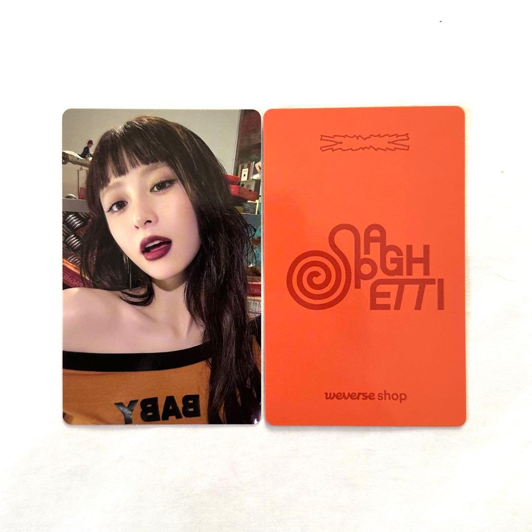 LE SSERAFIM Spaghetti ユンジン Weverse 通常盤 - メルカリ