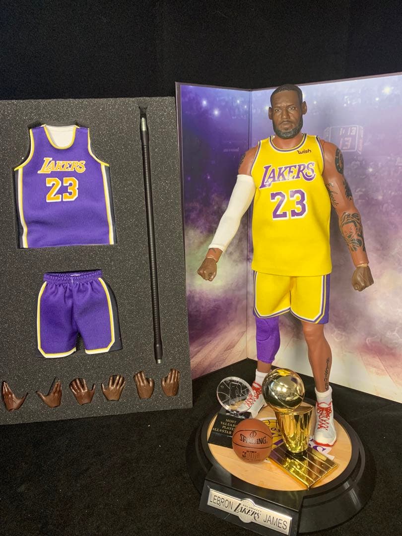新品・未開封 NBA レブロン・ジェームズ フィギュア 1/6 - メルカリ