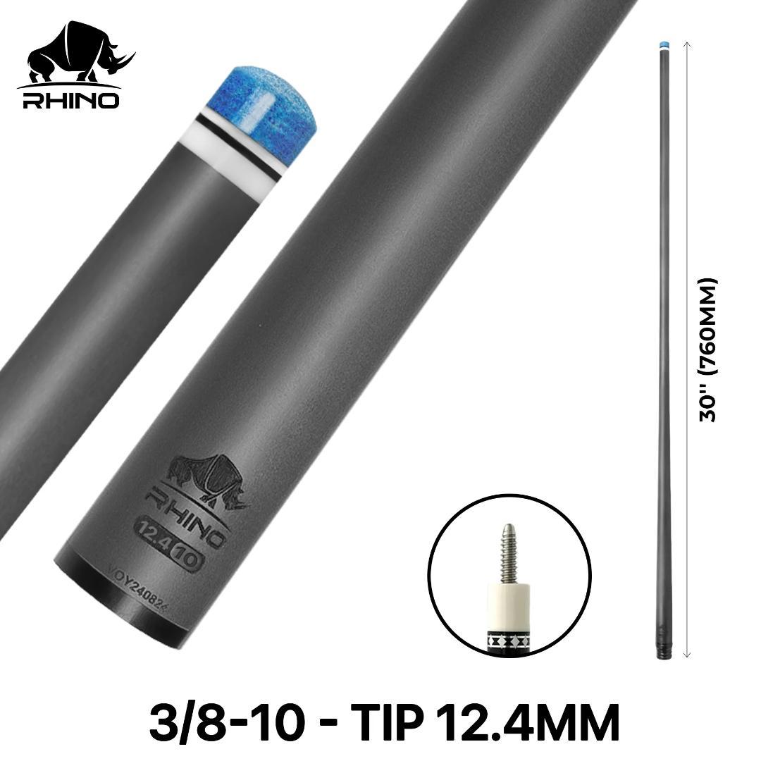 ※2月中旬入荷【Rhino】10山 12.4mm ビリヤード カーボン シャフト