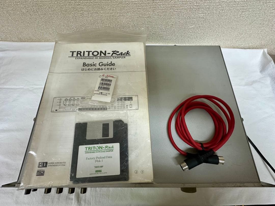 名機】ビンテージ シンセ KORG TRITON-RACK コルグ トライトン - メルカリ
