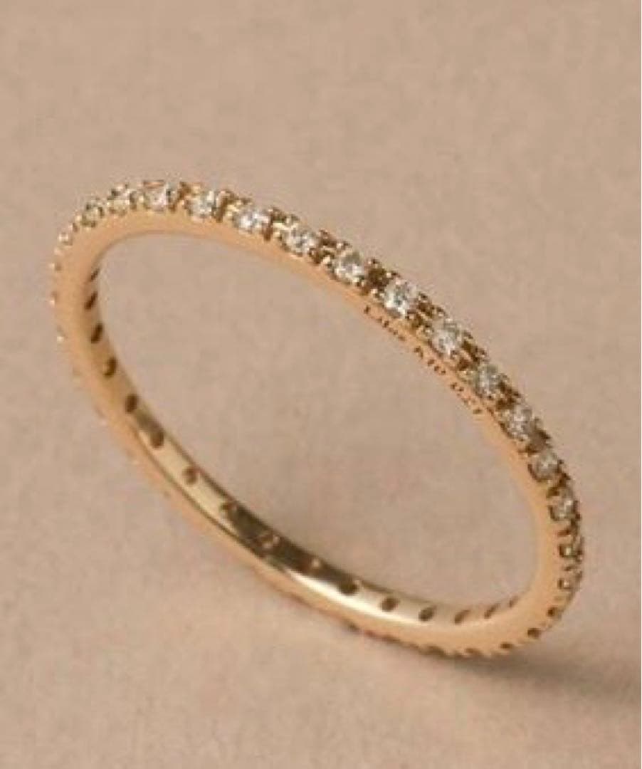 Lilas フルエタニティーダイヤリング　7号