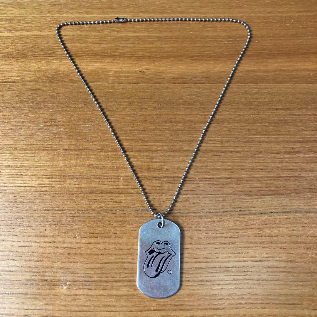 ヒステリックグラマー ローリングストーンズ コラボ ドッグタグネックレス