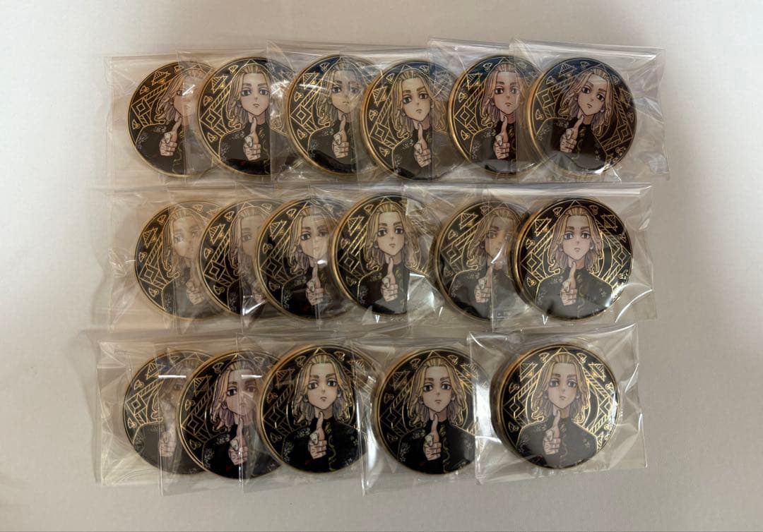 東京リベンジャーズ　原画展　アルティメタル缶バッジ　佐野万次郎