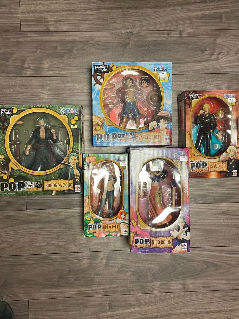 POP ワンピース フィギュア 麦わらの一味　5体セット✨