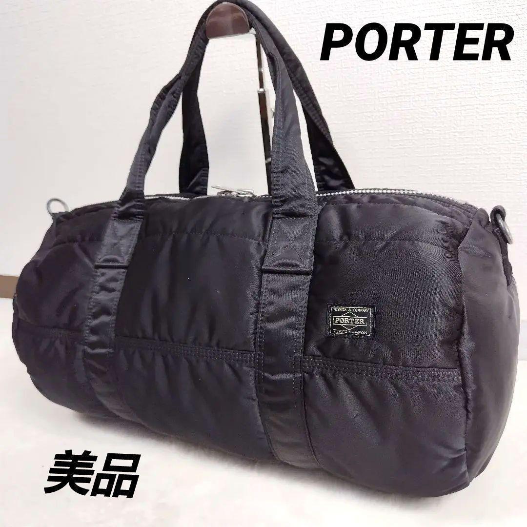 ✨美品✨PORTER　ボストンバッグ　ショルダーバッグ　 黒　大容量