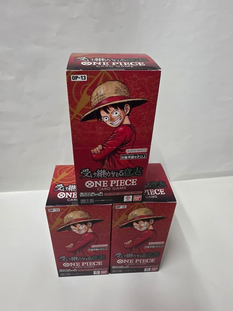 ワンピースカード 受け継がれる意志　3BOX テープ付き