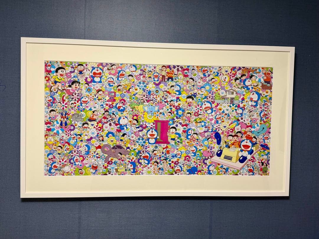 村上隆 ドラえもん あんなこといいな 出来たらいいな フラワー 藤子 リトグラフ