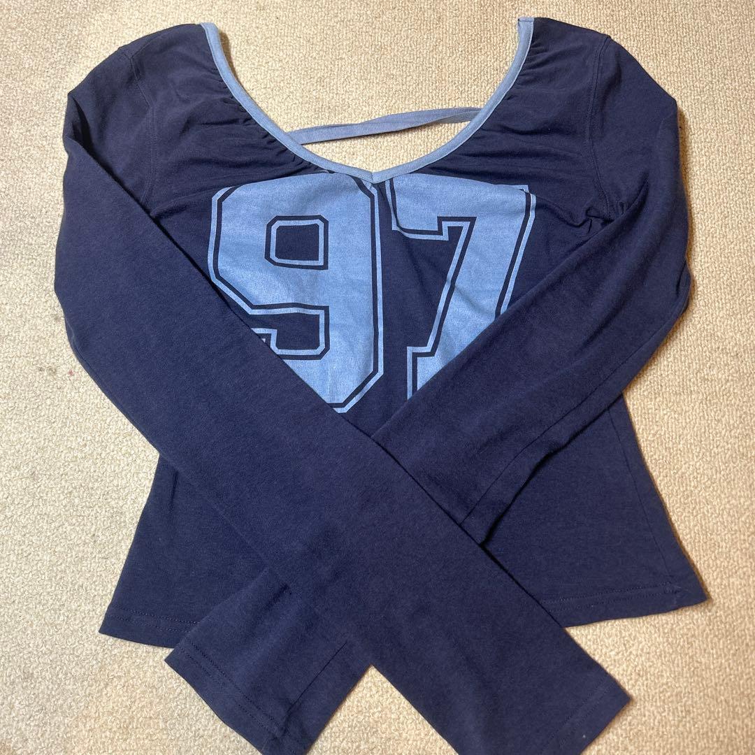 SCULPTOR Scoop Back Strap Top navy M - メルカリ