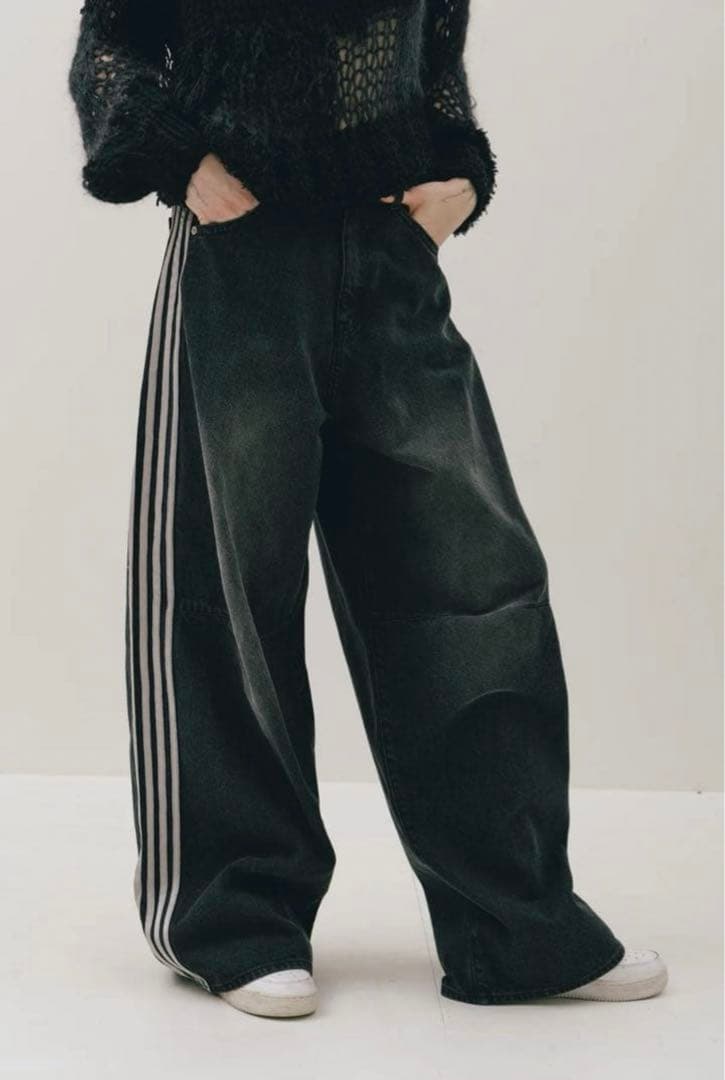 パンツ THE TOE EMIRATES TRACK DENIM PANTS