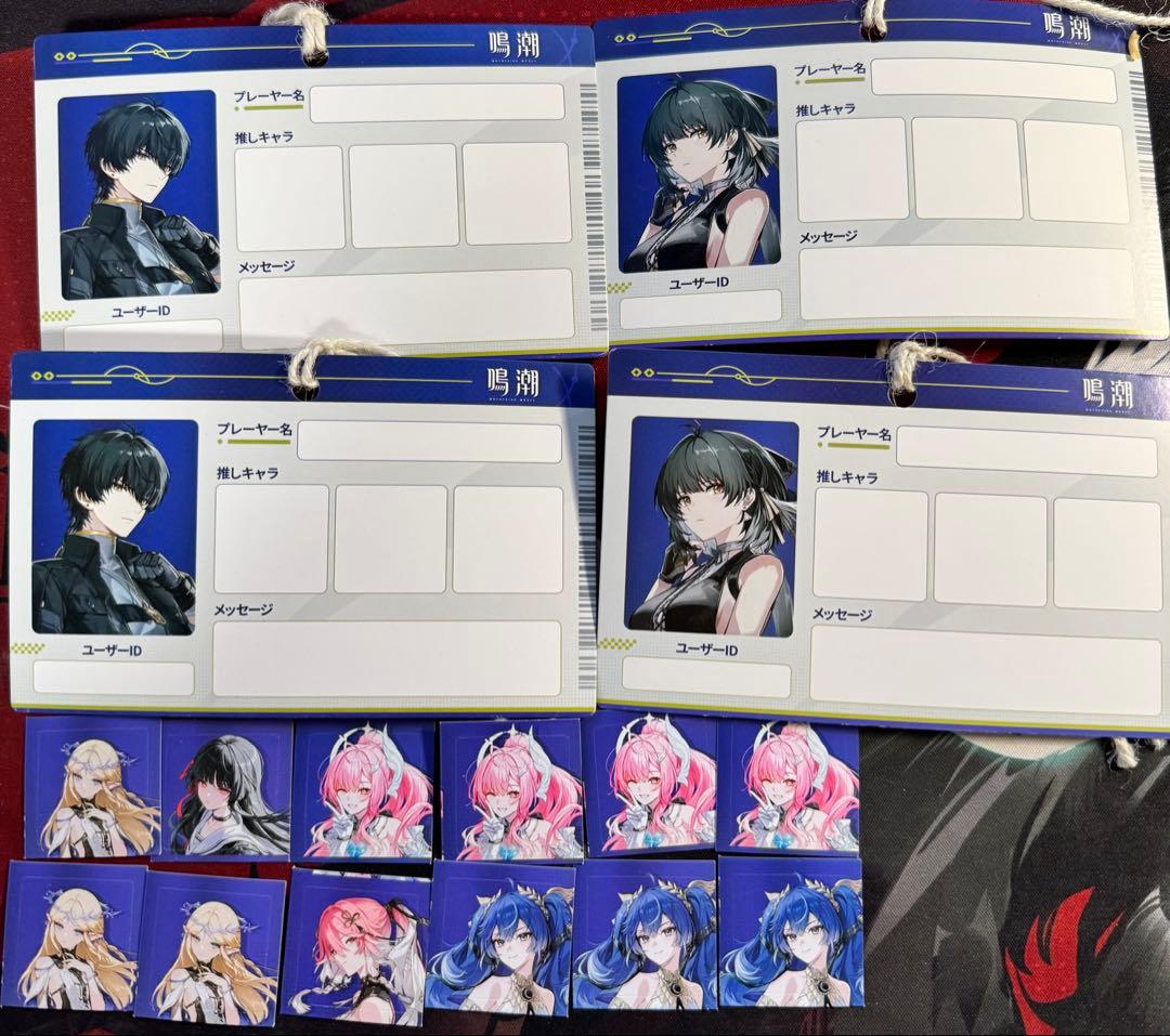 鳴潮 メッセージカード エイメス ステッカー スペシャルライブ 池袋