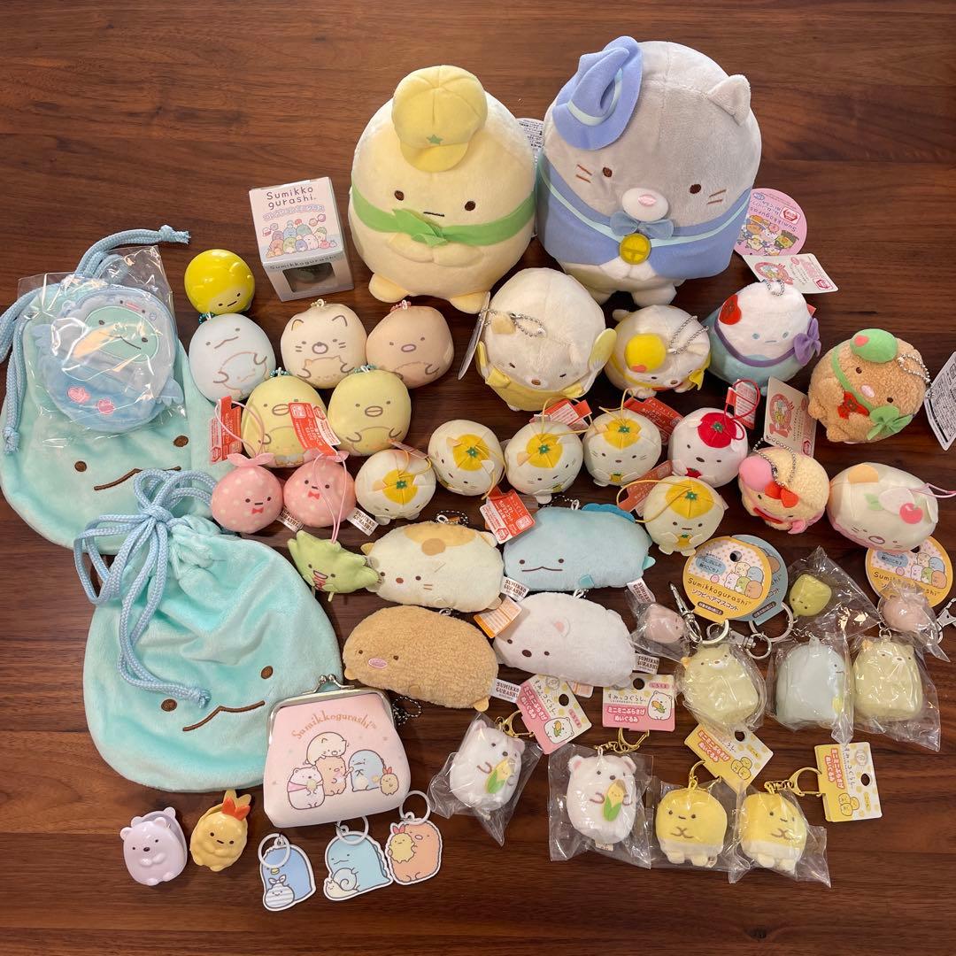 すみっこぐらし ぬいぐるみ キーホルダー ポーチ クリップ チャーム