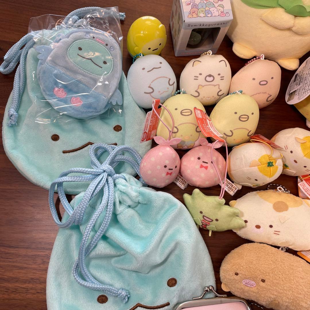 すみっこぐらし ぬいぐるみ キーホルダー ポーチ クリップ チャーム