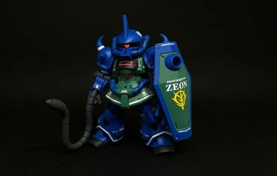 モビルスーツアンサンブル グフ(アナベル・ガトー専用機) 全塗装 完成品