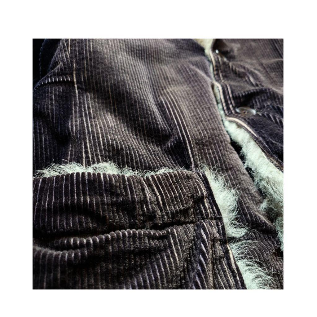 破格】bajra dirge コーデュロイ ムートンジャケット y2k - メルカリ