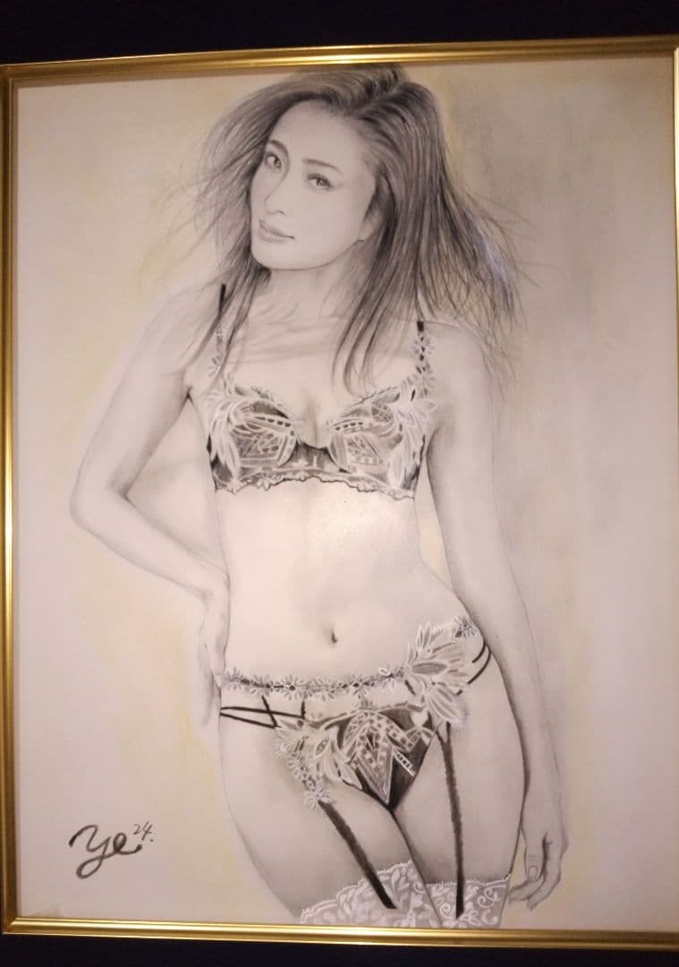 裸婦、美人画、絵画6FしなりW真作肉筆、高級額縁、高塚省吾、森本草介