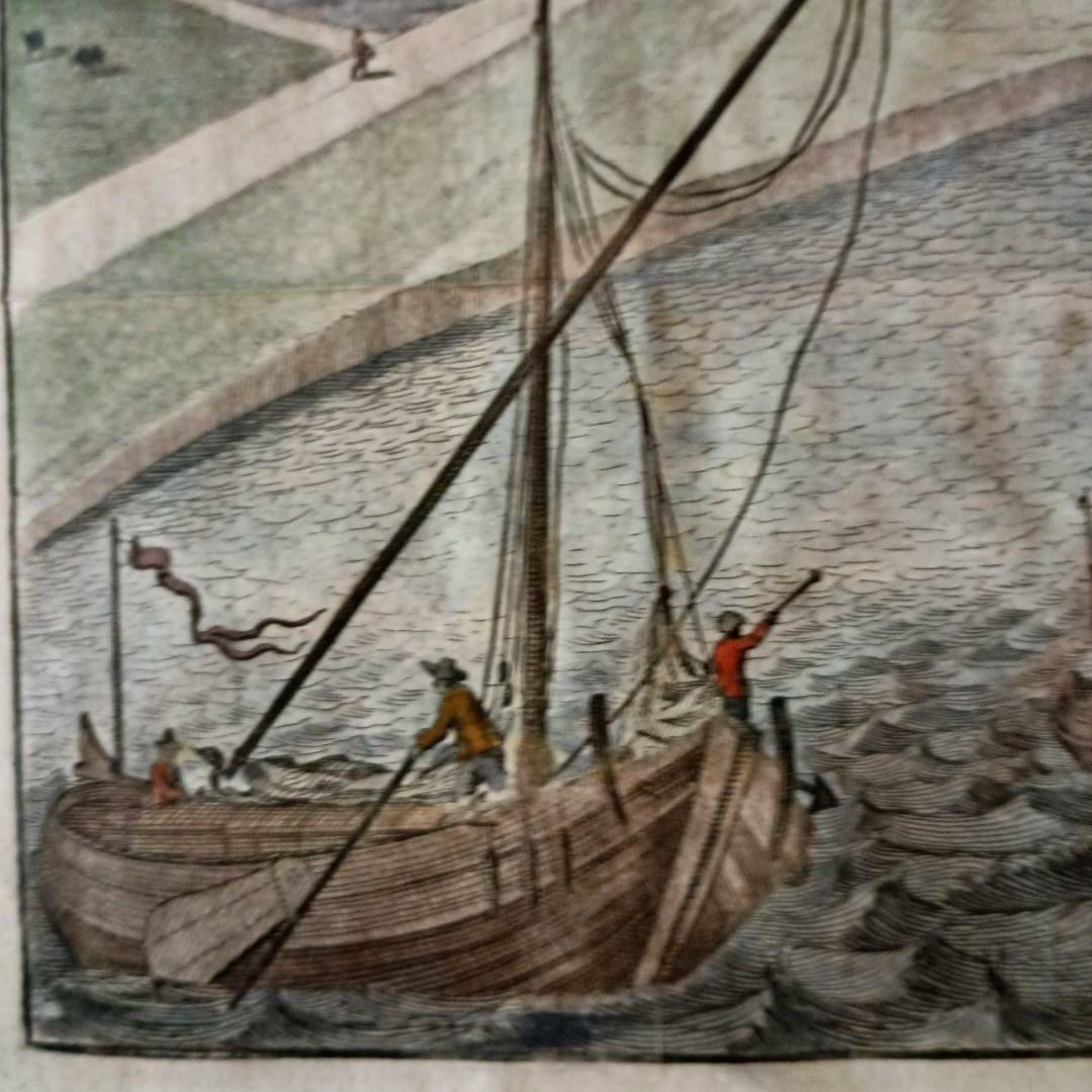 額装品 景観図 17世紀 オランダ ゼーランド州トーレン お値打ち - メルカリ