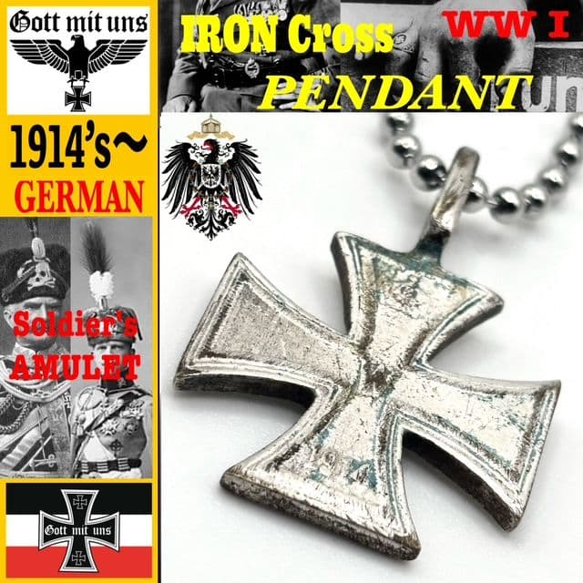 1914’s★ ドイツ帝国陸軍 ★IRON Cross PENDANT ★WW1