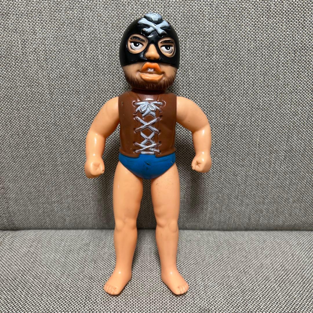 当時物　中嶋製作所　タイガーマスク　バイキングキッド　ソフビ