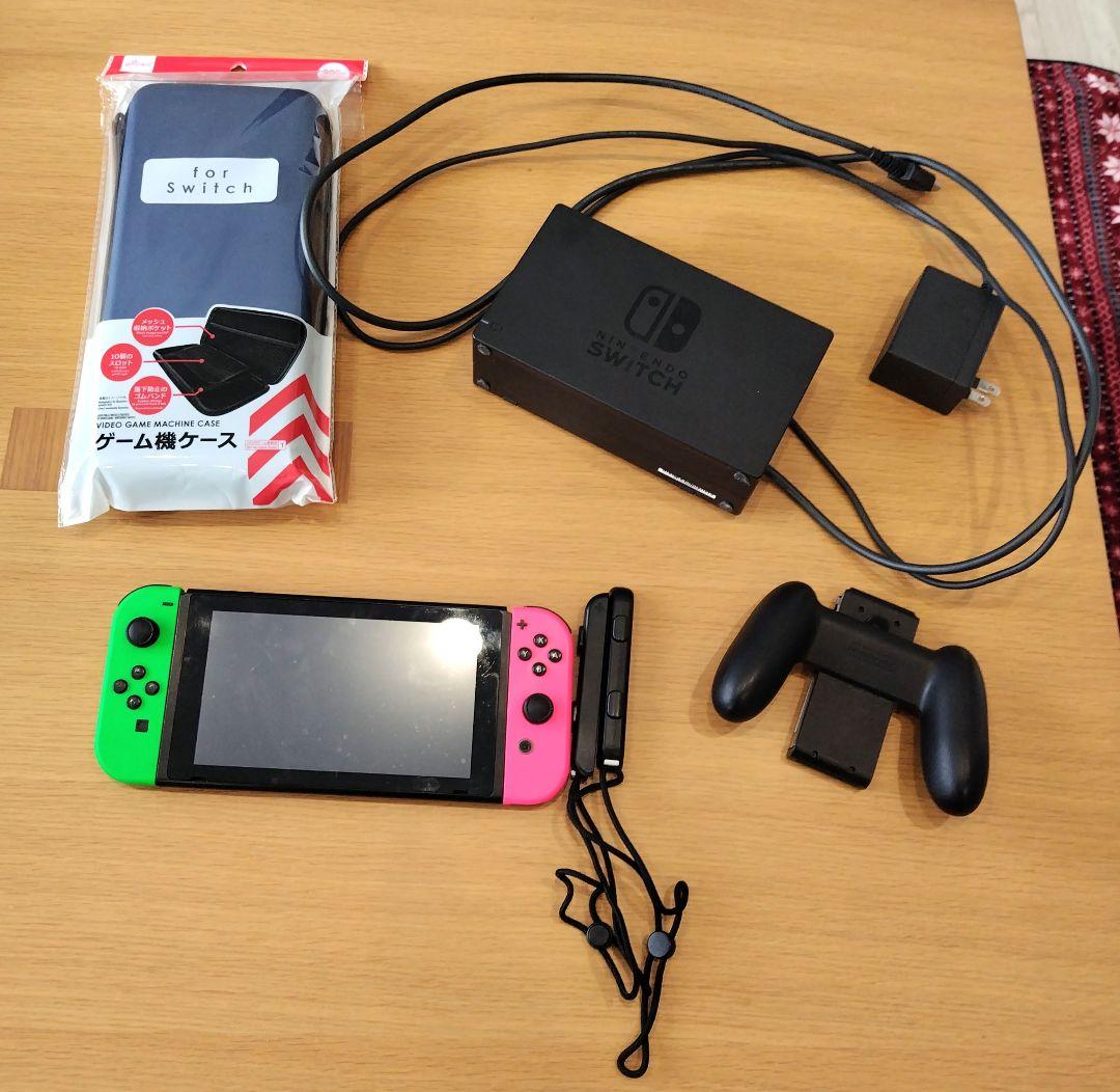Nintendo Switch 本体 ピンク／緑 Nintendo Switch本体（色：ピンク系）｜Switch｜テレビゲーム｜ゲーム
