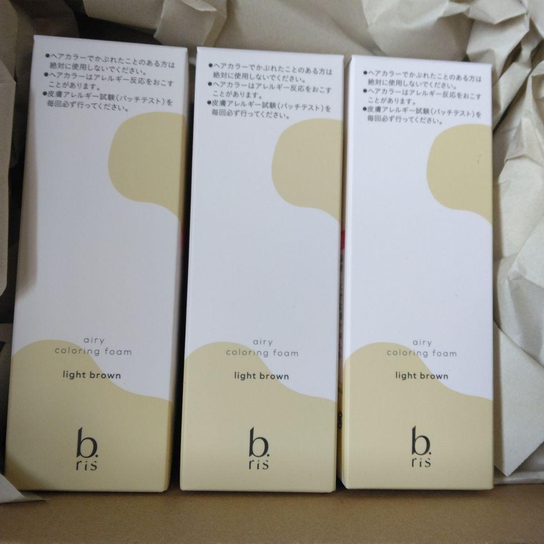 b.risビーリス　 エアリー　カラーリング　フォーム　ライトブラウン