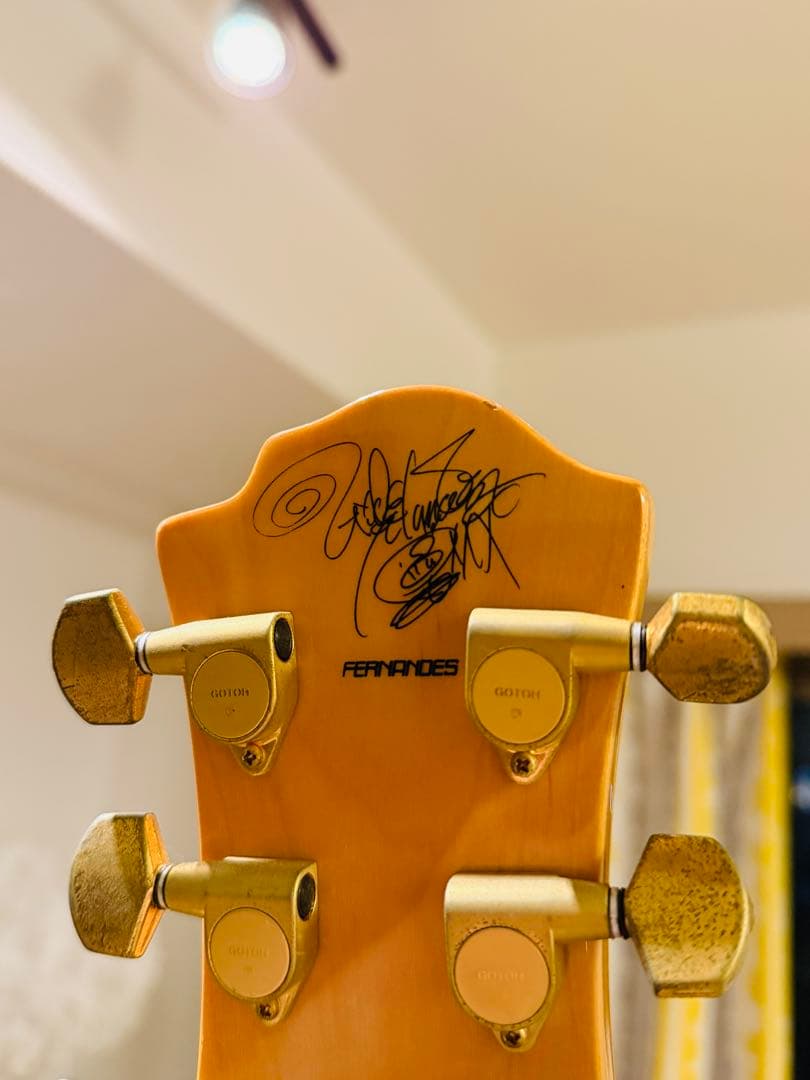 中古品 メンテ弦交換済】 フェルナンデス MG-120X hide Burny - メルカリ