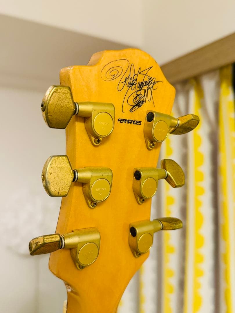 中古品 メンテ弦交換済】 フェルナンデス MG-120X hide Burny - メルカリ