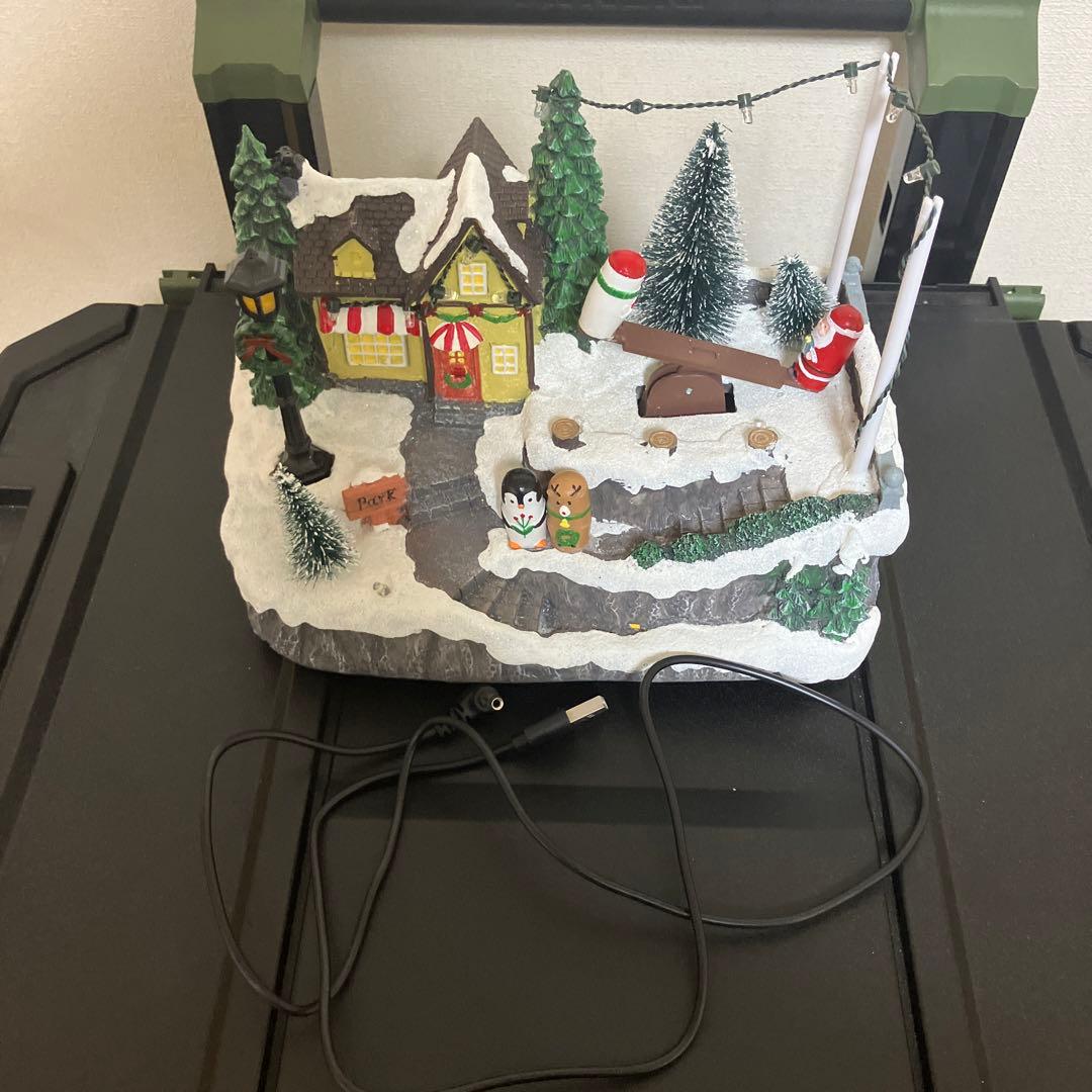 クリスマスオルゴール 動くシーソー機能付き - メルカリ