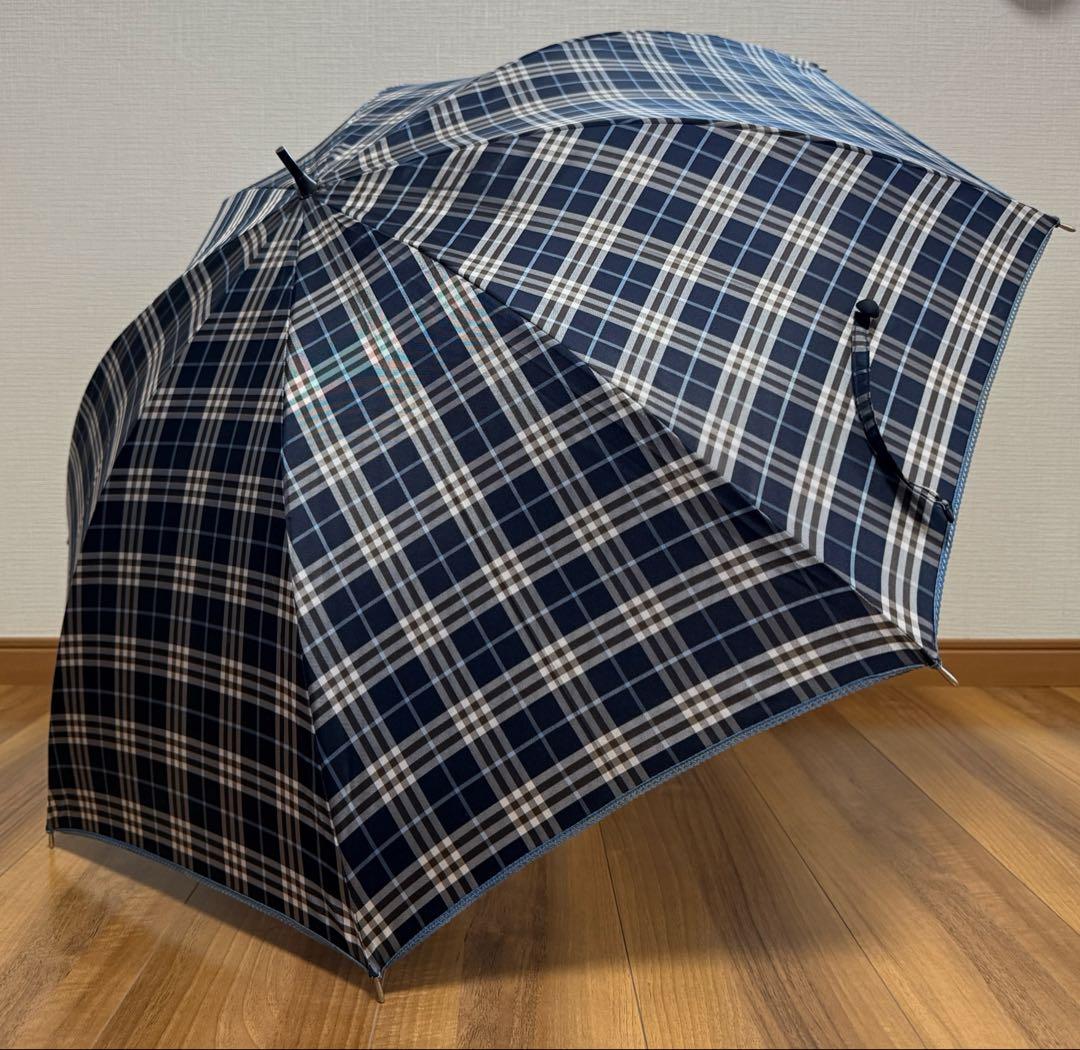 Burberryバーバリーブルーチェック長傘