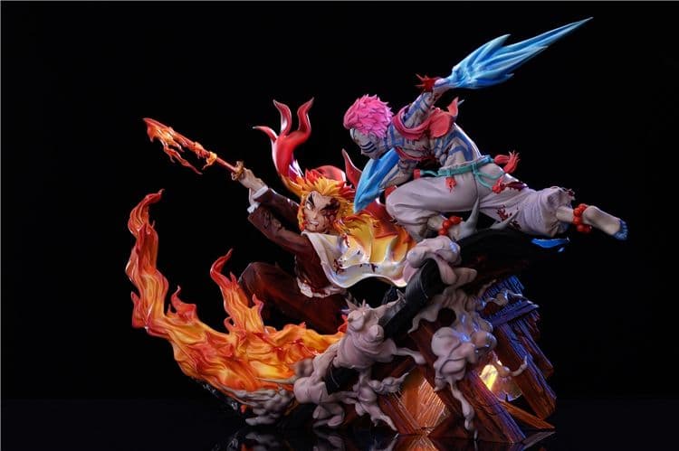 ラスト1】煉獄杏寿郎 猗窩座 フィギュア ガレージキット GK 数量限定