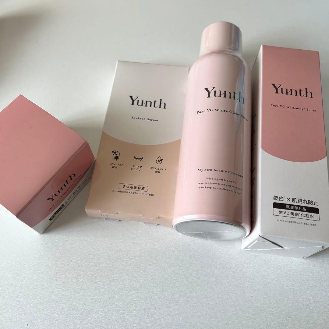 Yunth スキンケア 4点セット(おまけ付き)