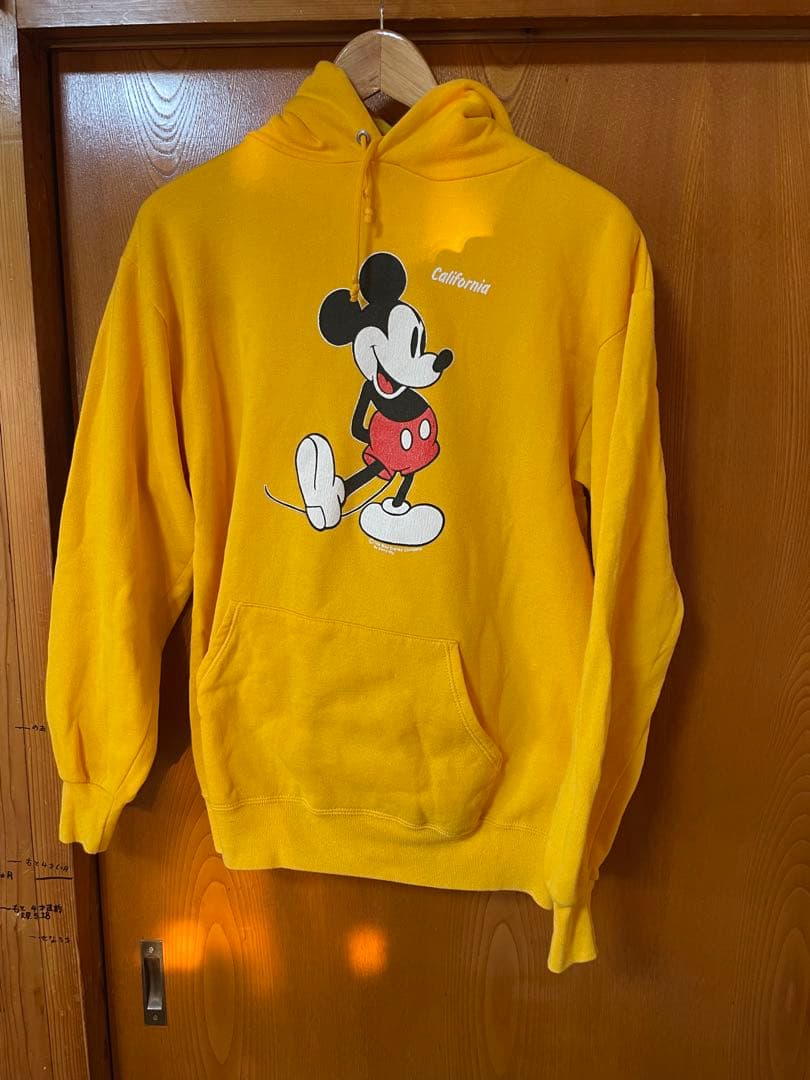 80s 90s USA製　jerzees ディズニー ミッキー　白足　 パーカー