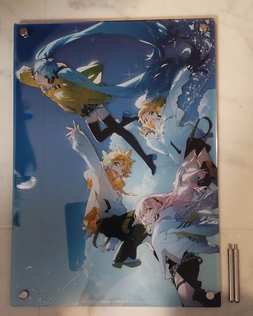 初音ミク デジモンアドベンチャー 3層アクリルパネル - Albem