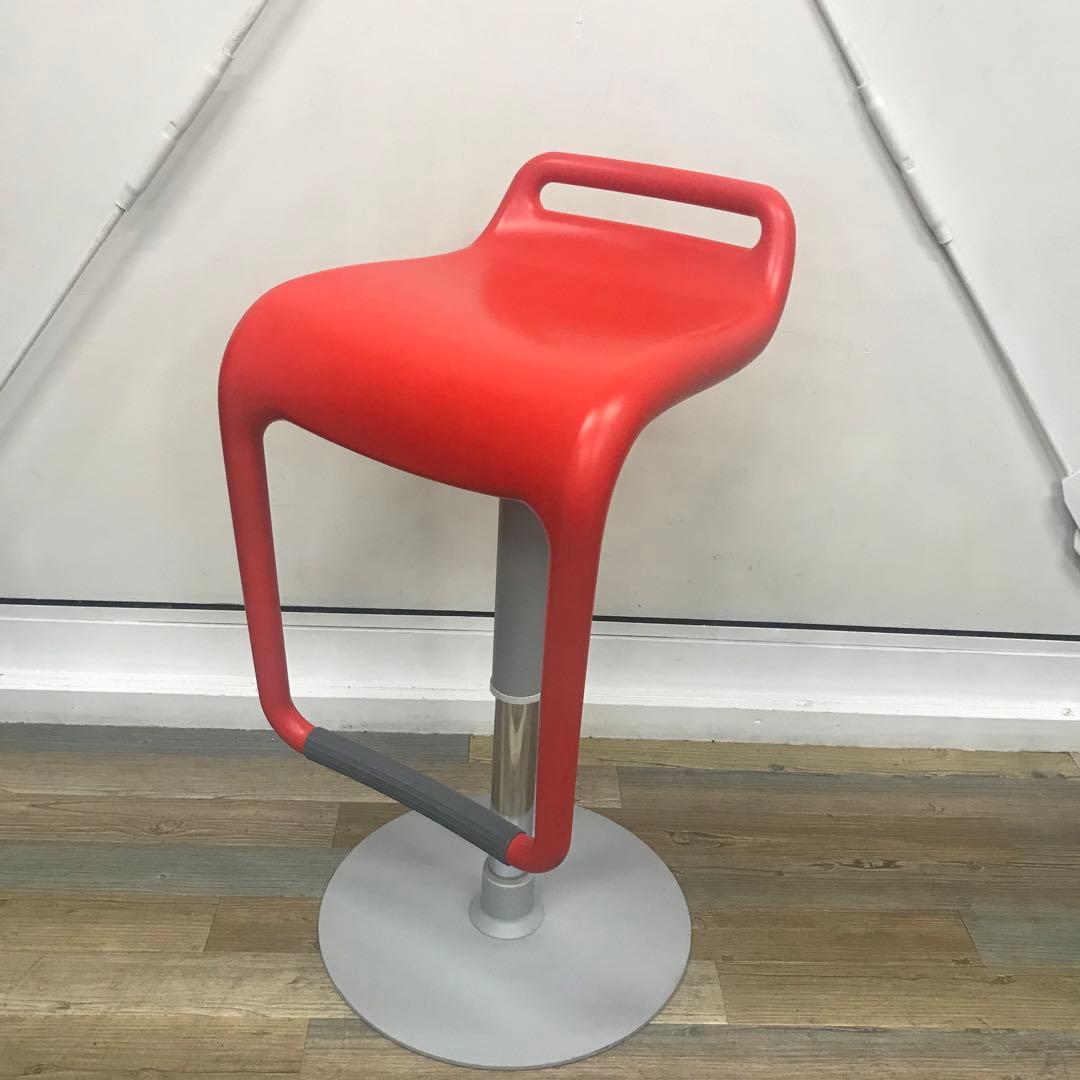 Segis セジス NOON ヌーン カウンターチェア ハイチェア 昇降 レッド デザイナーズ カウンターチェア 回転 昇降式 Ocean クリアレッド色 座
