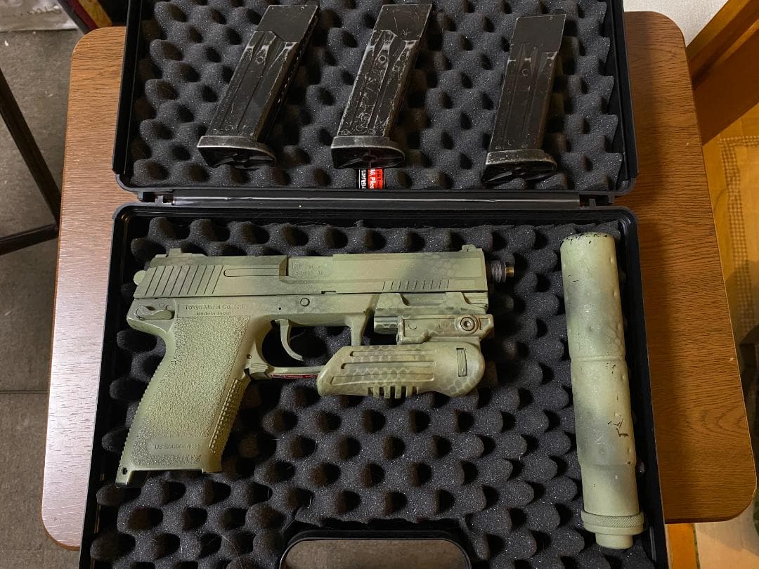 子*豚様 【東京マルイ】SOCOM Mk23_ショップカスタム_ガスガン 子*豚様 【東京マルイ】SOCOM Mk23_ショップカスタム_ガスガン 子*豚様