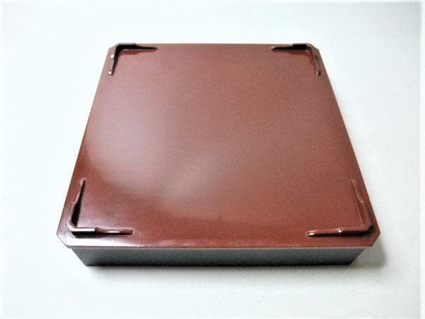 平安 象彦 五段焼物重 古漆刷毛目塗 天然木 本漆器