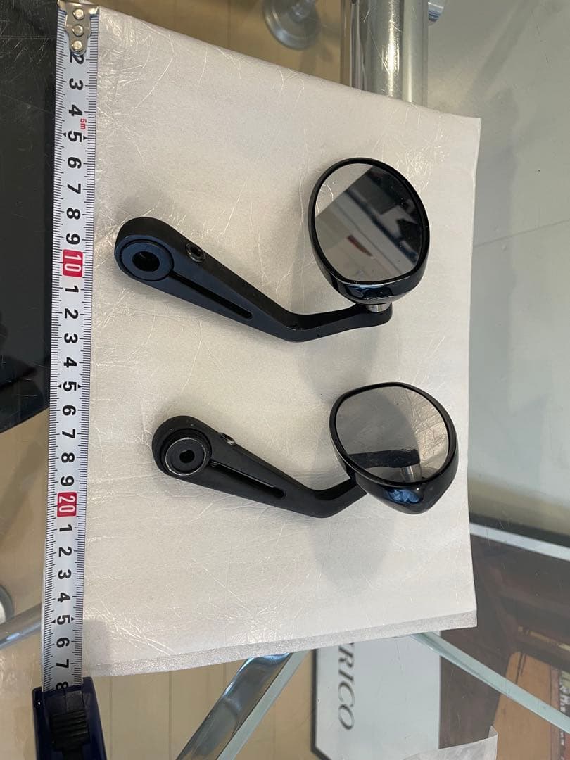 トライアンフ　ストリートトリプル675 バーエンドミラー 2個セット