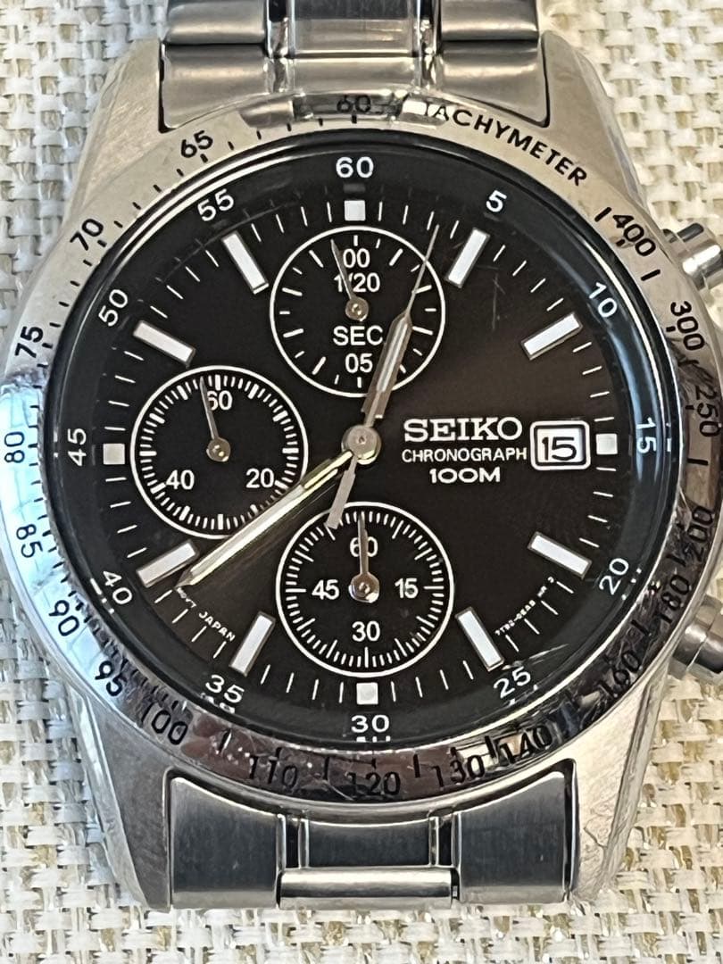 SEIKO セイコー 7T92-0DW0 クロノグラフ クォーツ ジャンク