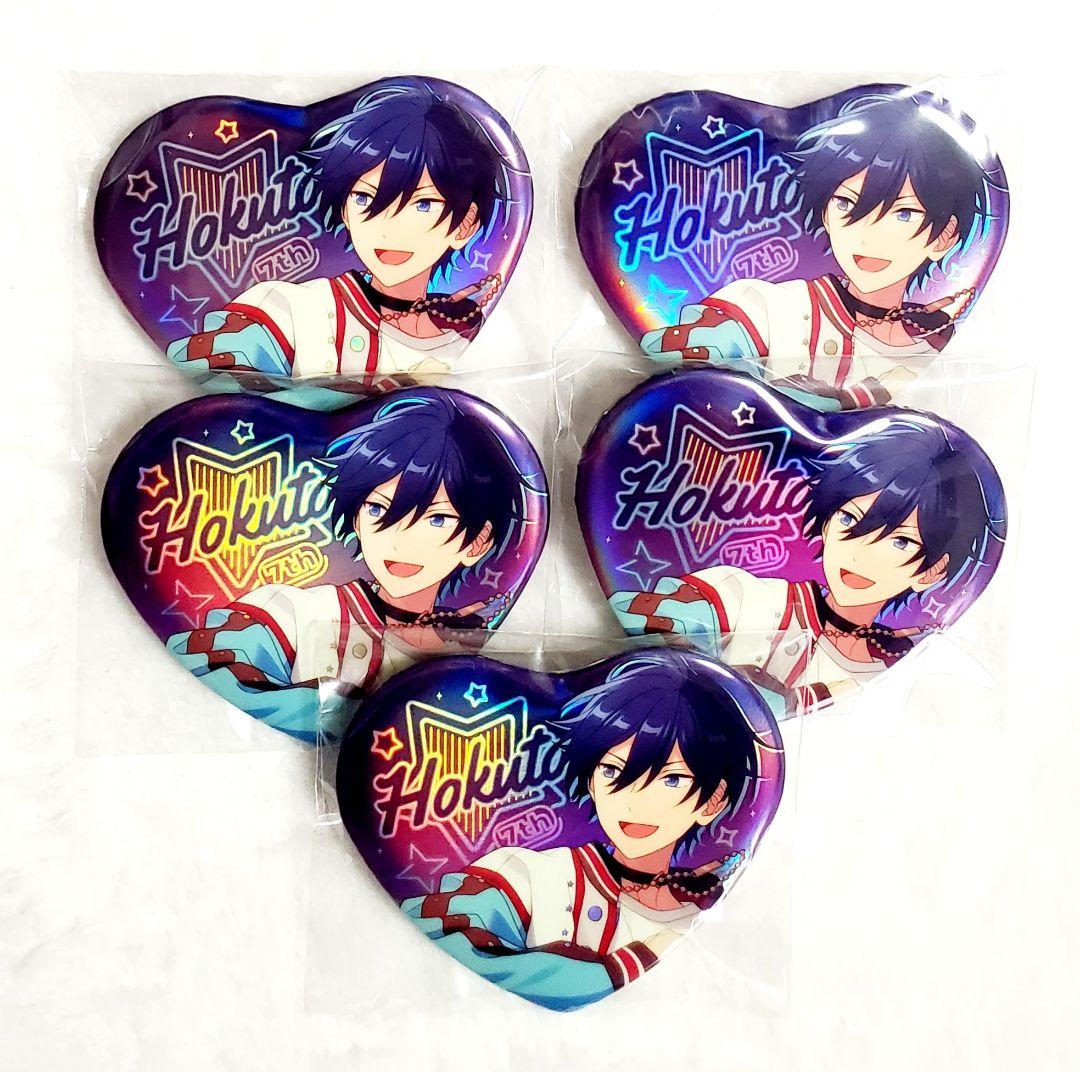 あんスタ 海外 ハート型缶バッジ 氷鷹北斗 - メルカリ