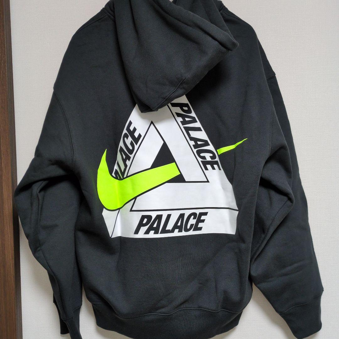 palace nike tri swoosh hood Mサイズ 黒色