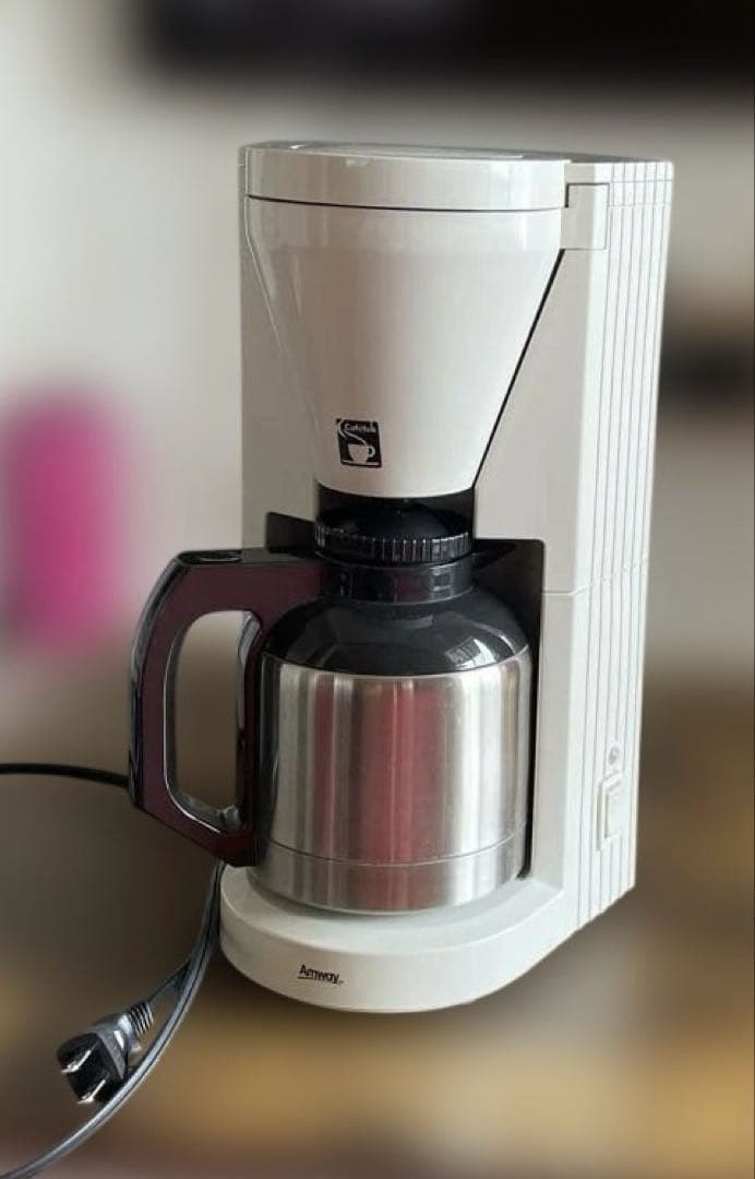 【中古】Amway E-5072J3カフェテック コーヒーメーカー　ステンレス