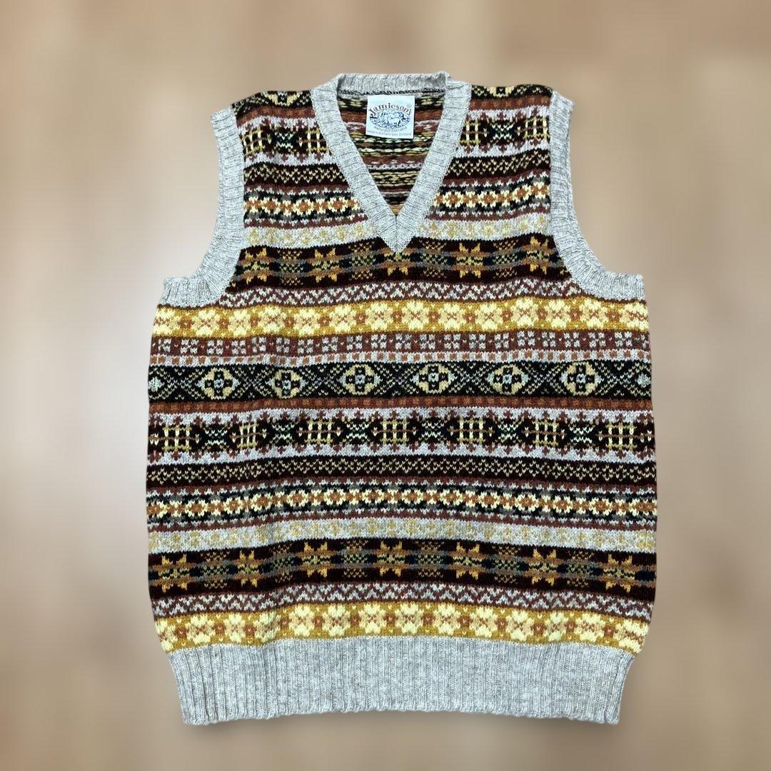 Jamieson's ジャミーソンズ フェアアイル ウールベスト