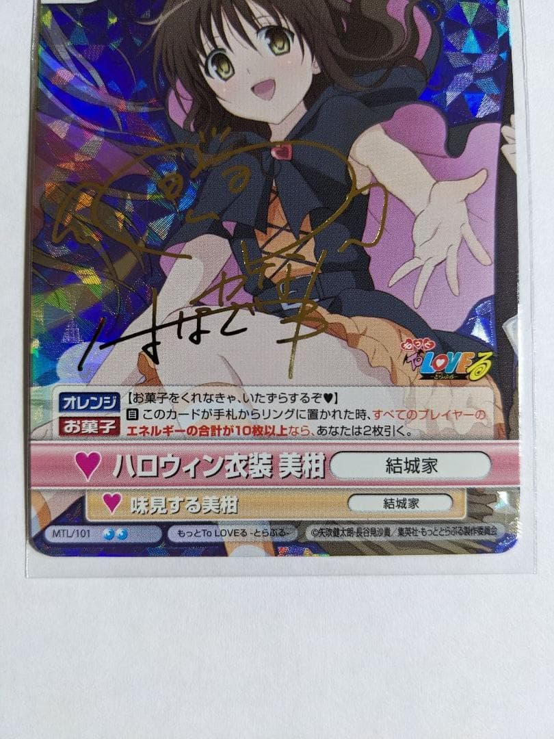 ヴィクトリースパーク　ハロウィン衣装　美柑　サイン　To LOVEる　とらぶる