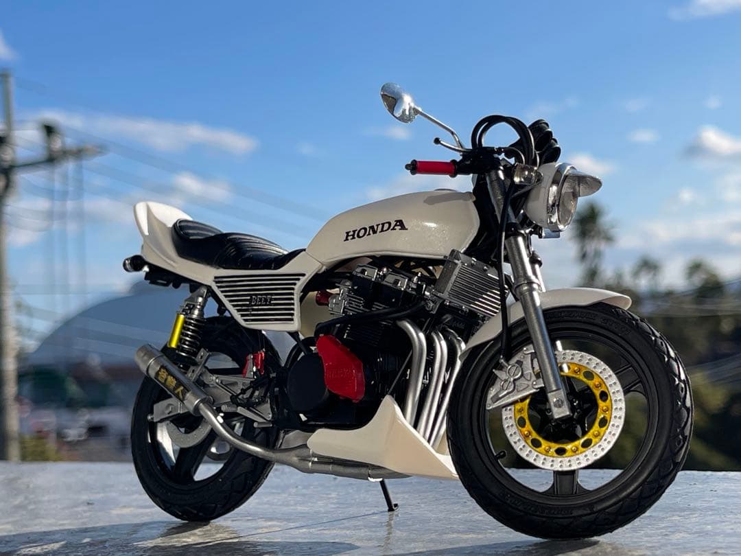 1/12 アオシマ製★CBX400F改★完成品 アオシマ 1/12 CBX 400F 改 族車 仕様 プラモデル 完成品｜Yahoo