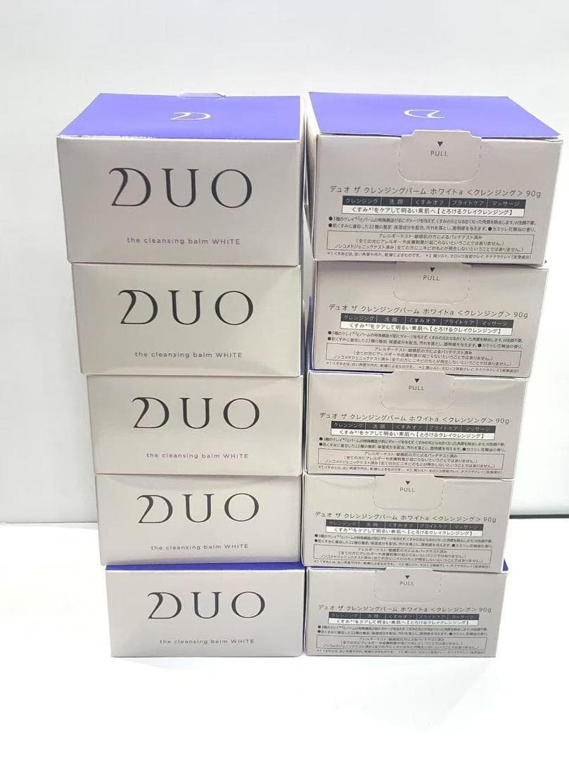【10個セット】DUO ザ クレンジングバーム ホワイトa 90g デュオ 青