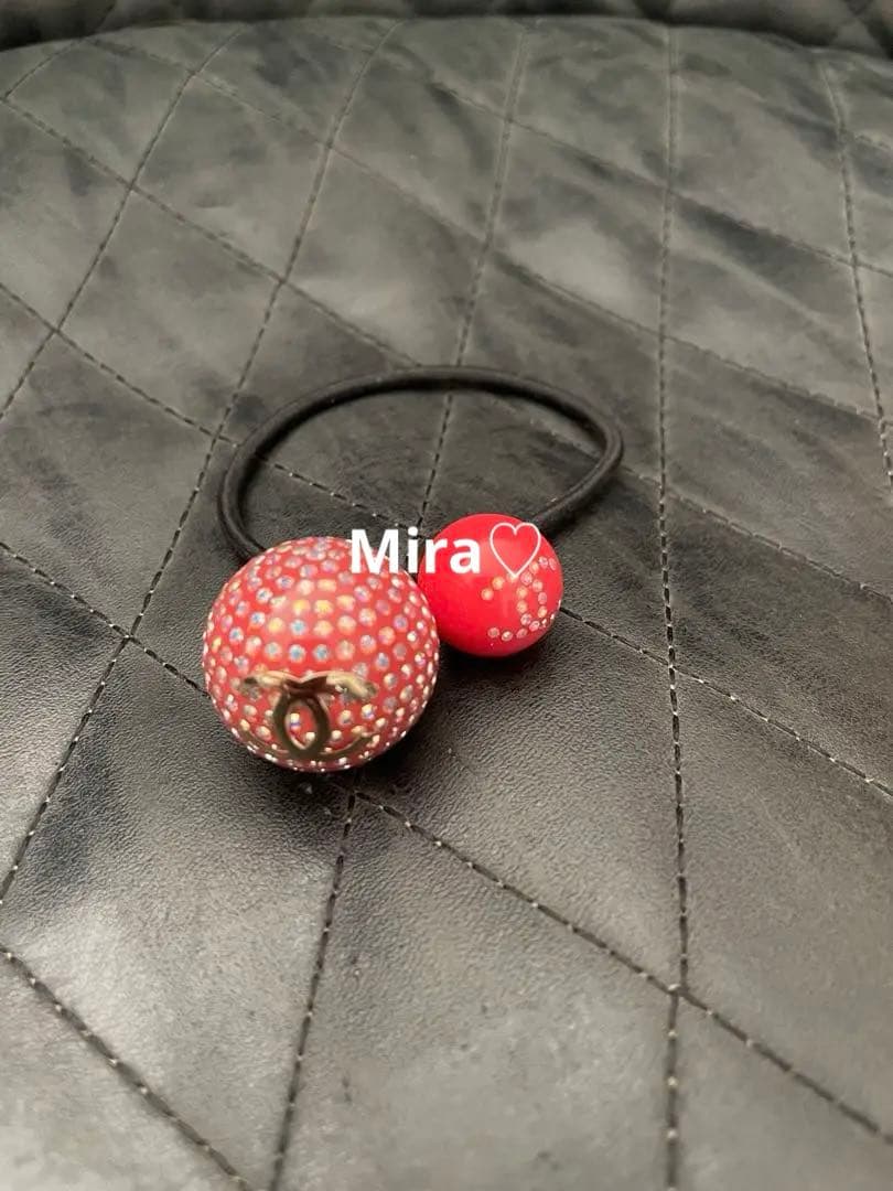 りお様専Chanel ヘアゴム　ラインストーン