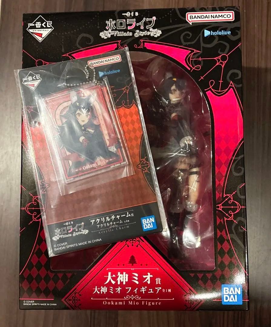 一番くじ　ホロライブ　大神ミオ　フィギュア　アクリルチャーム